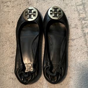 Tory Burch black flats, size 9 1/2